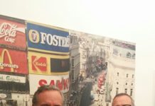 Inaugurazione della nuova sede RAI a Londra Ambasciatore e Marco Varvello RAI bris